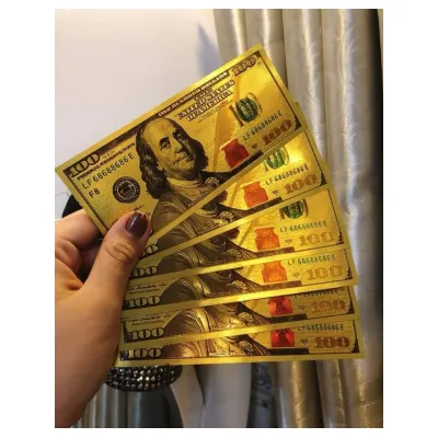 100 đô mạ vàng phong thủy 100 đô mạ vàng phong thủy