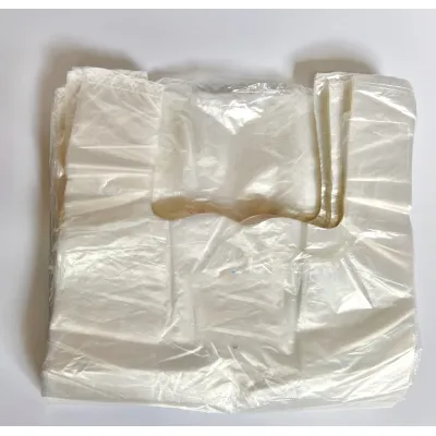 1kg túi nilon (size 30cm) trắng đục dẻo dai có quai xách 1kg túi nilon (size 30cm) trắng đục dẻo dai có quai xách