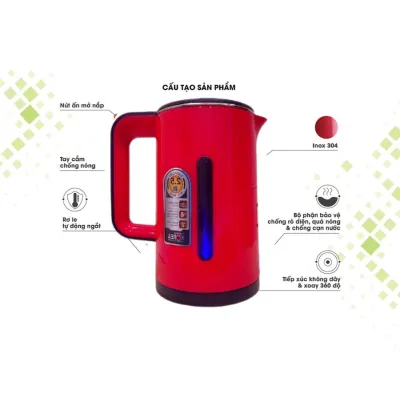 ấm đun nước siêu tốc hàn quốc - ấm đun nước tiết kiệm điện