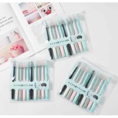 bàn chải đánh răng nhật - bàn chải đánh răng lông mềm của nhật - combo 10 cây bàn chải đánh răng nhật - bàn chải đánh răng lông mềm của nhật - combo 10 cây