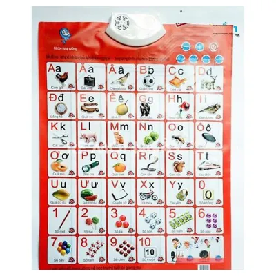 bảng chữ cái và số treo tường tự đọc phát âm dùng pin cho bé bảng chữ cái và số treo tường tự đọc phát âm dùng pin cho bé