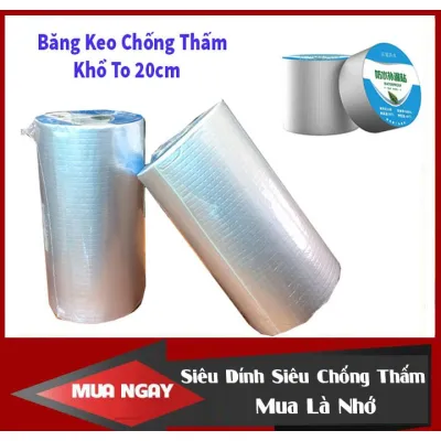 băng keo bản to 20cm dài 5m siêu dính chống thấm waterproof băng keo bản to 20cm dài 5m siêu dính chống thấm waterproof