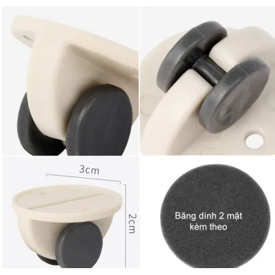 bánh xe gắn đồ vật - bánh xe mini đa năng - combo 4 cái bánh xe gắn đồ vật - bánh xe mini đa năng - combo 4 cái