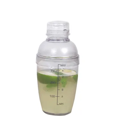 bình lắc pha chế shaker nhựa trong suốt 350ml có vạch chia bình lắc pha chế shaker nhựa trong suốt 350ml có vạch chia
