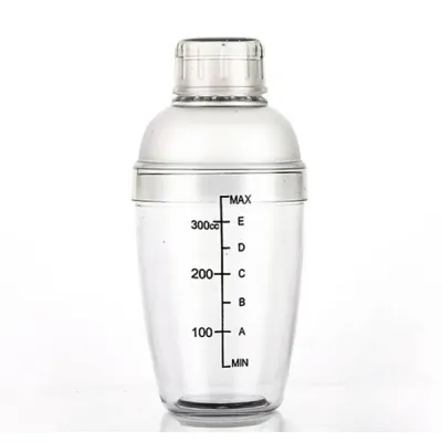 bình lắc pha chế shaker nhựa trong suốt 350ml có vạch chia bình lắc pha chế shaker nhựa trong suốt 350ml có vạch chia