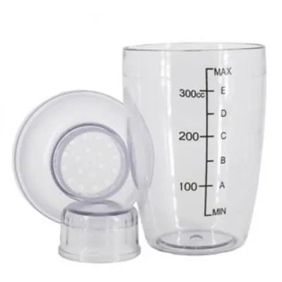 bình lắc pha chế shaker nhựa trong suốt 350ml có vạch chia bình lắc pha chế shaker nhựa trong suốt 350ml có vạch chia