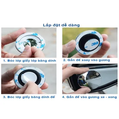 gương cầu lồi mini - gương chống điểm mù dán kính chiếu hậu gương cầu lồi mini - gương chống điểm mù dán kính chiếu hậu