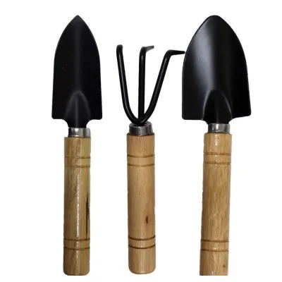 bộ 3 dụng cụ xẻng, bồ cào làm vườn cán gỗ tiện lợi bộ 3 dụng cụ xẻng, bồ cào làm vườn cán gỗ tiện lợi