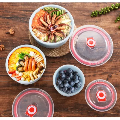 bộ 3 hợp đựng thức ăn, hoa quả lúa mạch có nắp đậy tiện lợi bộ 3 hợp đựng thức ăn, hoa quả lúa mạch có nắp đậy tiện lợi