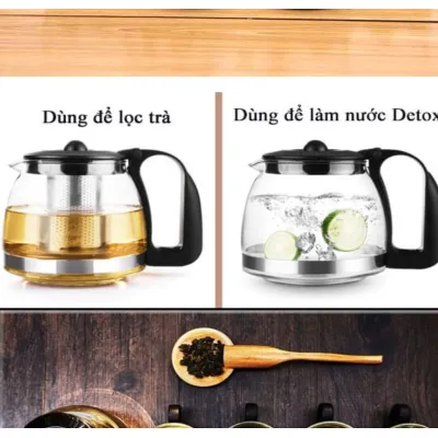 bộ ấm trà thủy tinh cao cấp bộ ấm trà thủy tinh cao cấp