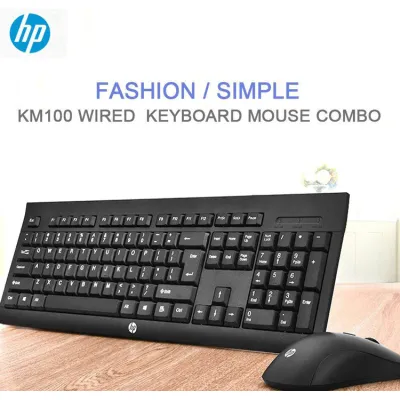 bộ bàn phím - chuột có dây | bộ bàn phím và chuột hp có dây km100 bộ bàn phím - chuột có dây | bộ bàn phím và chuột hp có dây km100