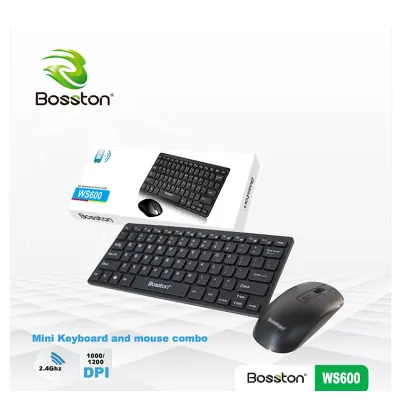 bộ bàn phím - chuột không dây | combo bàn phím và chuột không dây mini bosston ws600 bộ bàn phím - chuột không dây | combo bàn phím và chuột không dây mini bosston ws600