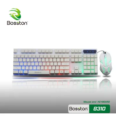 bộ bàn phím và chuột bosston chuyên game 8310 có led 7 màu bộ bàn phím và chuột bosston chuyên game 8310 có led 7 màu