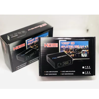 bộ chia hdmi splitter 1 ra 4 1080p 3d tặng kèm adapter bộ chia hdmi splitter 1 ra 4 1080p 3d tặng kèm adapter