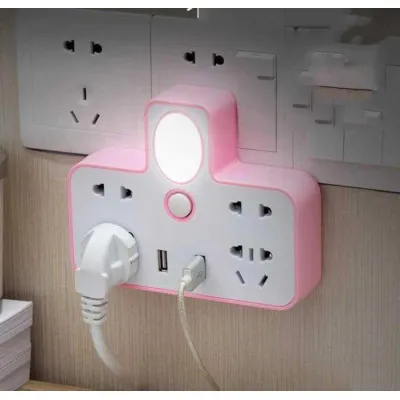 bộ chia ổ cắm điện 3 chấu 2 cổng usb, 4 ổ cắm điện tiện lợi có đèn ngủ tiện dụng bộ chia ổ cắm điện 3 chấu 2 cổng usb, 4 ổ cắm điện tiện lợi có đèn ngủ tiện dụng