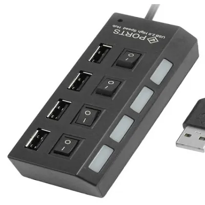 bộ chia usb 4 cổng có công tắc - hub usb 4 cổng bộ chia usb 4 cổng có công tắc - hub usb 4 cổng