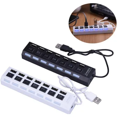 bộ chia usb 7 cổng có công tắc - hub usb 7 cổng bộ chia usb 7 cổng có công tắc - hub usb 7 cổng