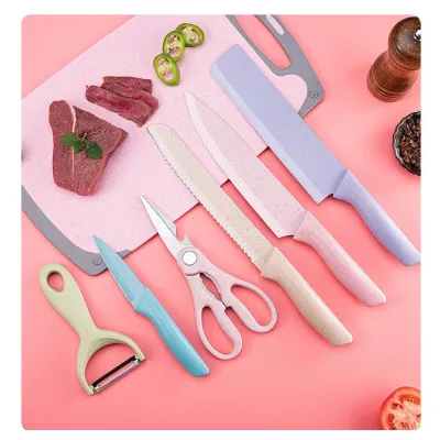 bộ dao lúa mạch nhà bếp kitchen 6 món bộ dao lúa mạch nhà bếp kitchen 6 món