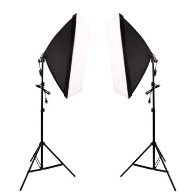 bộ đèn studio chụp ảnh, quay phim, livestream chuyên nghiệp kèm bóng