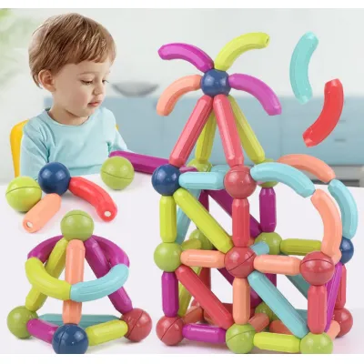 bộ đồ chơi xếp hình 36 món que từ tính cho bé thông minh sáng tạo bộ đồ chơi xếp hình 36 món que từ tính cho bé thông minh sáng tạo
