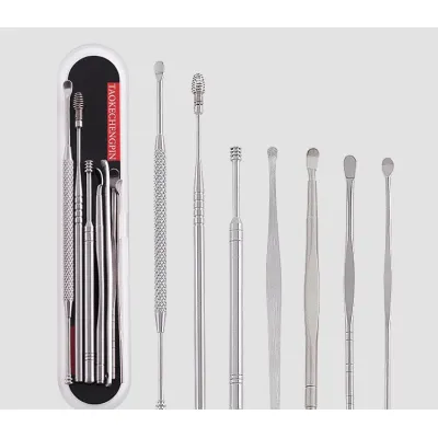 bộ dụng cụ ráy tai 7 món chất liệu inox an toàn bộ dụng cụ ráy tai 7 món chất liệu inox an toàn