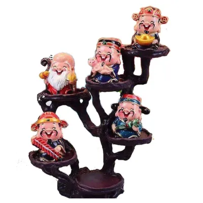 bộ tượng 5 ông thần tài bộ tượng 5 ông thần tài