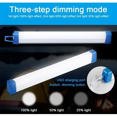 bóng đèn led t5 dùng pin sạc dài 52cm 3 chế độ sáng bóng đèn led t5 dùng pin sạc dài 52cm 3 chế độ sáng