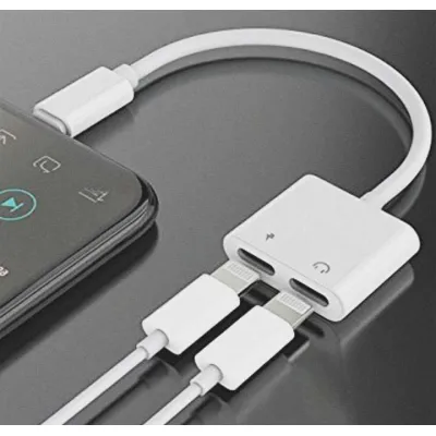 cáp chuyển iphone cổng lightning ra 2 đầu lightning đa năng cáp chuyển iphone cổng lightning ra 2 đầu lightning đa năng