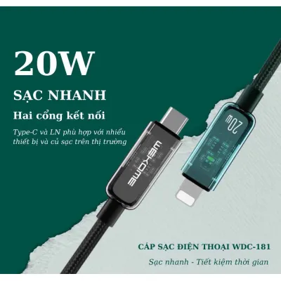 cáp sạc nhanh type c - dây sạ ctype-c sang ip cáp sạc nhanh type c - dây sạ ctype-c sang ip