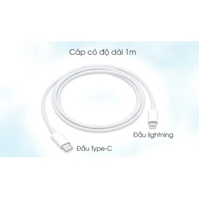 cáp sạc nhiều màu dây dù cổng type-c to lightning dài 1m cáp sạc nhiều màu dây dù cổng type-c to lightning dài 1m
