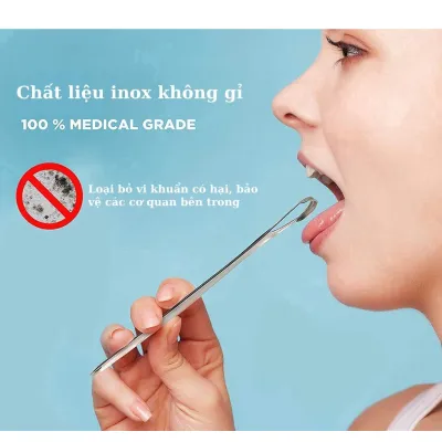 chăm sóc sức khỏe | dụng cụ vệ sinh lưỡi, cạo lưỡi chất liệu inox không rỉ chăm sóc sức khỏe | dụng cụ vệ sinh lưỡi, cạo lưỡi chất liệu inox không rỉ