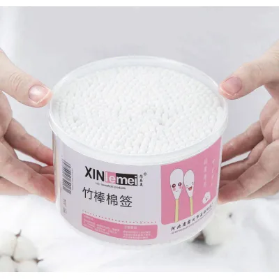 chăm sóc sức khỏe | hộp 500 cây tăm bông ráy tai bamboo cotton swab