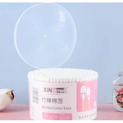 chăm sóc sức khỏe | hộp 500 cây tăm bông ráy tai bamboo cotton swab