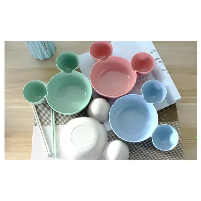 chén đựng thức ăn 3 ngăn hình thỏ tiện lợi chén đựng thức ăn 3 ngăn hình thỏ tiện lợi