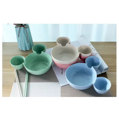 chén đựng thức ăn 3 ngăn hình thỏ tiện lợi chén đựng thức ăn 3 ngăn hình thỏ tiện lợi