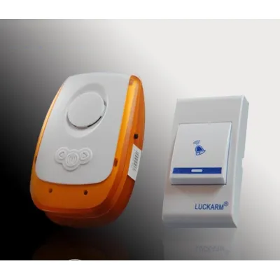 chuông cửa không dây luckarm intelligent kèm 1 pin 12v chuông cửa không dây luckarm intelligent kèm 1 pin 12v