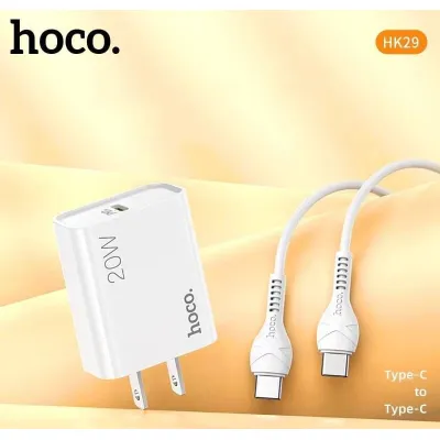 cóc - cáp sạc | bộ cóc : dây sạc nhanh hoco hk29 pd20w qc3.0 type-c to type-c cóc - cáp sạc | bộ cóc : dây sạc nhanh hoco hk29 pd20w qc3.0 type-c to type-c