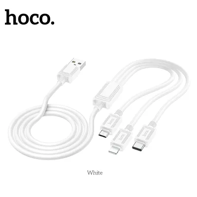 cóc - cáp sạc | cáp sạc hoco x74 2.0a 3 đầu đa năng dây dài 1m cổng micro type-c lightning cóc - cáp sạc | cáp sạc hoco x74 2.0a 3 đầu đa năng dây dài 1m cổng micro type-c lightning