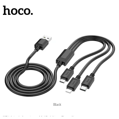 cóc - cáp sạc | cáp sạc hoco x74 2.0a 3 đầu đa năng dây dài 1m cổng micro type-c lightning cóc - cáp sạc | cáp sạc hoco x74 2.0a 3 đầu đa năng dây dài 1m cổng micro type-c lightning