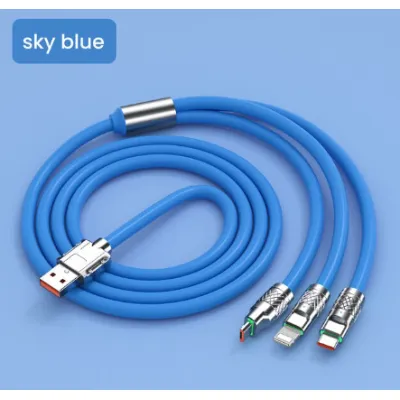 cóc - cáp sạc | cáp sạc nhanh 120w cá mập bọc thép 3 đầu type-c, ip, micro dây silicon dài 1.2m cóc - cáp sạc | cáp sạc nhanh 120w cá mập bọc thép 3 đầu type-c, ip, micro dây silicon dài 1.2m