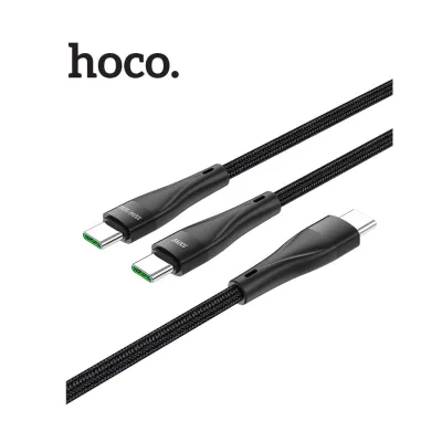 cóc - cáp sạc | cáp sạc nhanh hoco u102 100w super type-c to type-c type-c dài 1.5m dây dù siêu bền cóc - cáp sạc | cáp sạc nhanh hoco u102 100w super type-c to type-c type-c dài 1.5m dây dù siêu bền