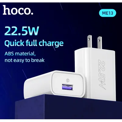 cóc sạc nhanh hoco me13 22.5w qc3.0 5a cổng sạc usb cóc sạc nhanh hoco me13 22.5w qc3.0 5a cổng sạc usb