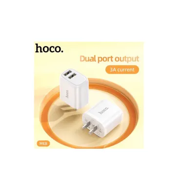 cốc sạc nhanh hoco me8 3a 2 cổng usb 15w cốc sạc nhanh hoco me8 3a 2 cổng usb 15w