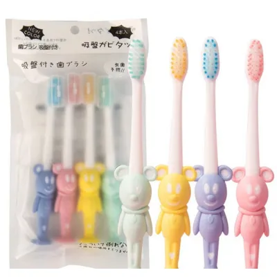 combo 4 bàn chải đánh răng hình thú cho bé combo 4 bàn chải đánh răng hình thú cho bé
