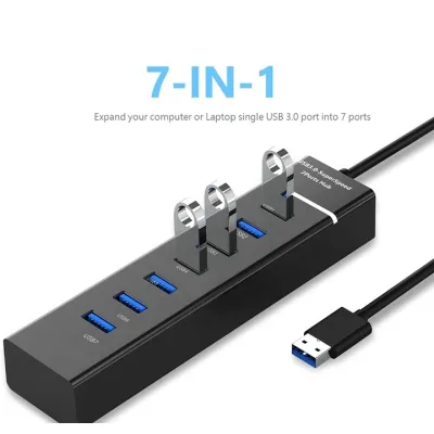cổng chia usb - bộ chia usb - 7 cổng 3.0 cổng chia usb - bộ chia usb - 7 cổng 3.0