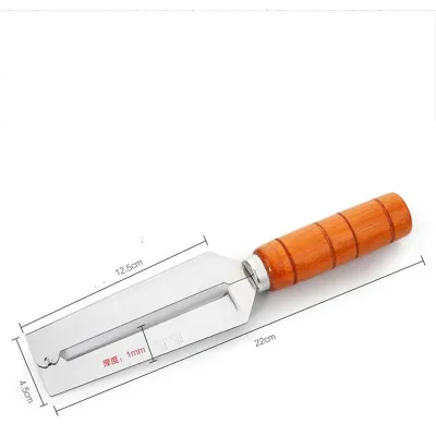 dao 2 lưỡi cán gỗ dao 2 lưỡi cán gỗ