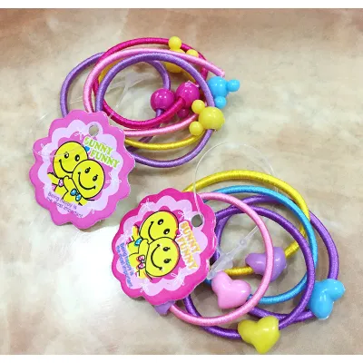 dây bột tóc cho bé - thun cột tóc cute - bịch 50 cái dây bột tóc cho bé - thun cột tóc cute - bịch 50 cái