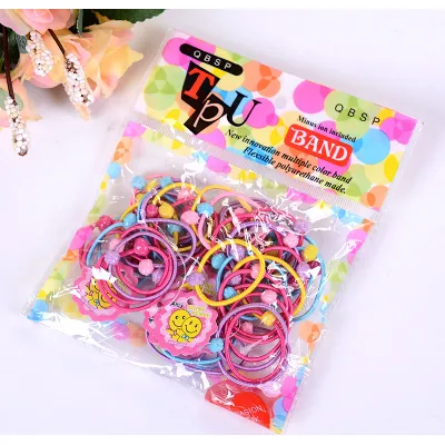 dây bột tóc cho bé - thun cột tóc cute - bịch 50 cái dây bột tóc cho bé - thun cột tóc cute - bịch 50 cái