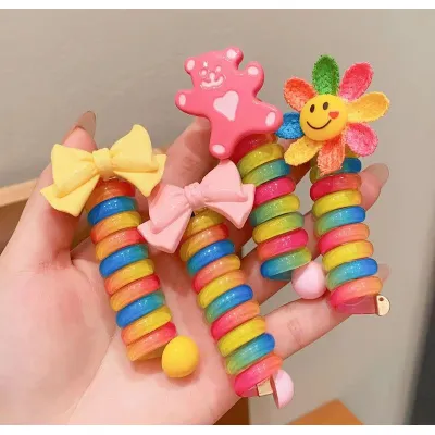 dây cột tóc cho bé gái - dây cột tóc dễ thương dây cột tóc cho bé gái - dây cột tóc dễ thương