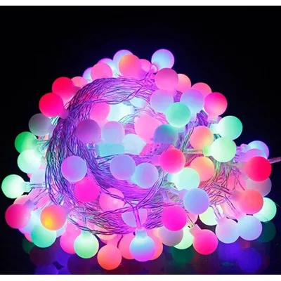 Dây Đèn Led Hình Bóng Bi Chớp Nhiều Màu Dài 4M Dây Đèn Led Hình Bóng Bi Chớp Nhiều Màu Dài 4M